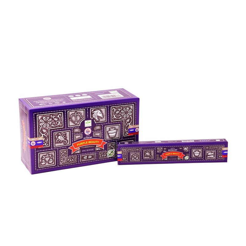 Satya Super Hit Purple Beauty Incense (15 Gms)