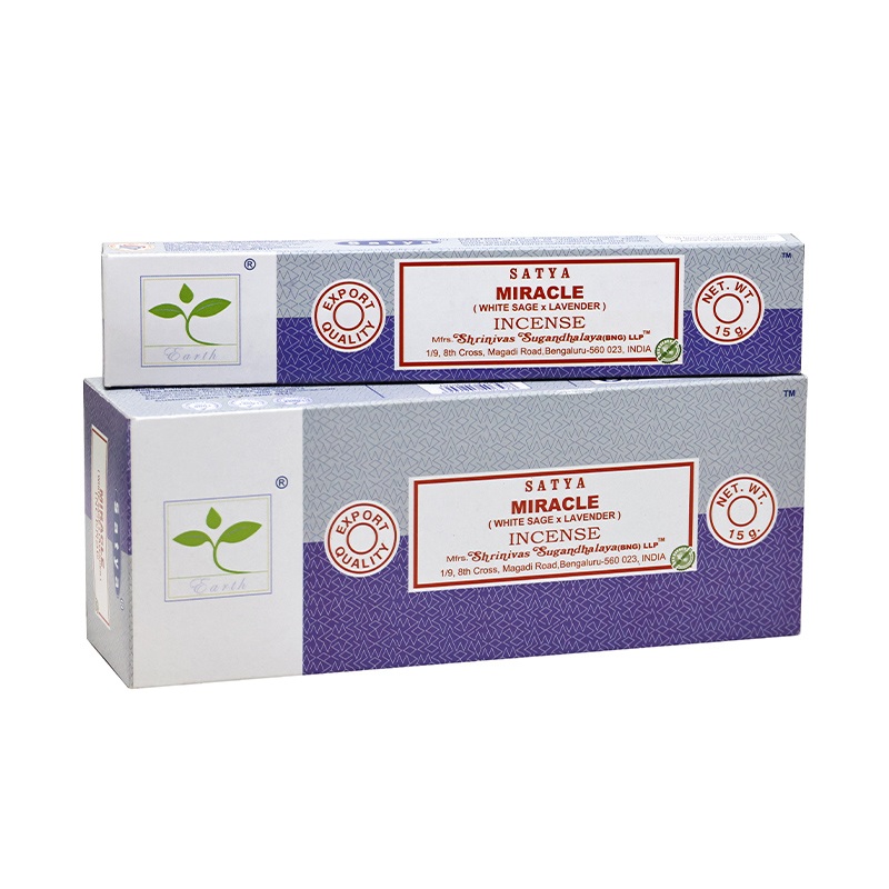 Earth Satya Miracle Incense 15 Gms